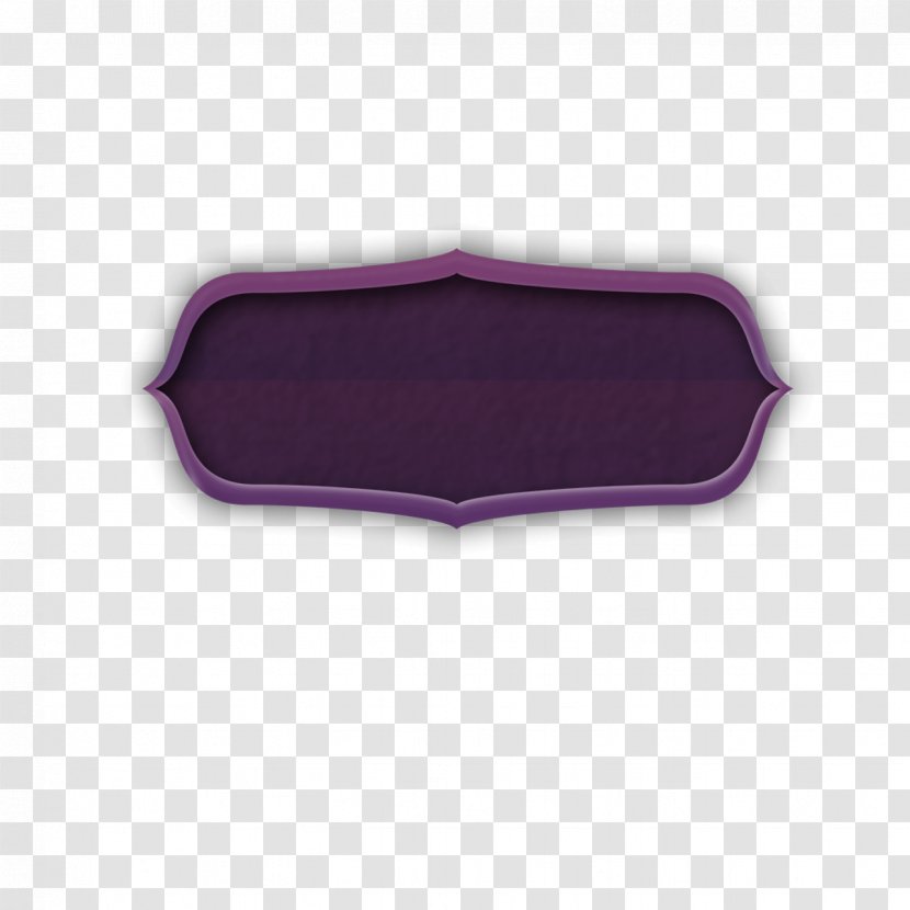 Rectangle Purple - Magenta - Irregular Border Transparent PNG