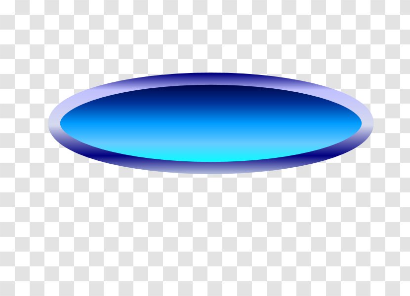 Oval Font - Electric Blue - Etiquette Transparent PNG