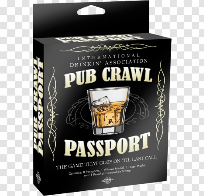 Alcoholic Drink Pub Crawl Drinking Game Brand - Debauchery Transparent PNG