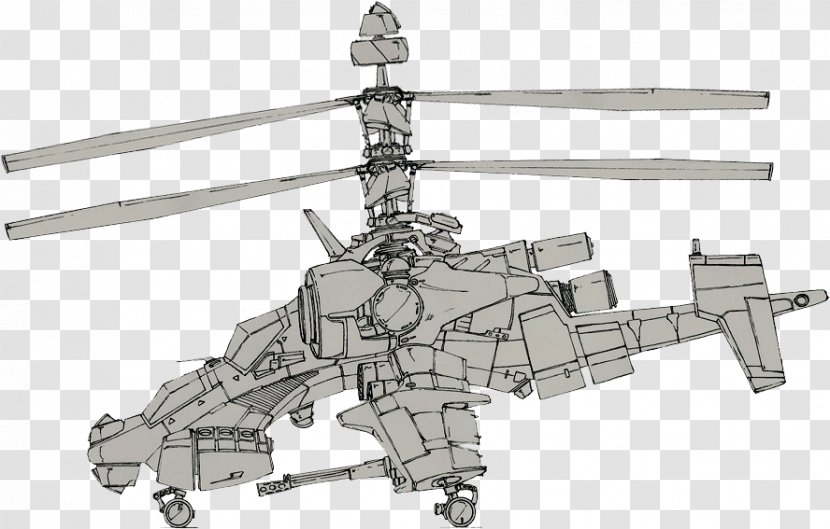 Helicopter Rotor Kamov Ka-50 Art - Wing - War Transparent PNG