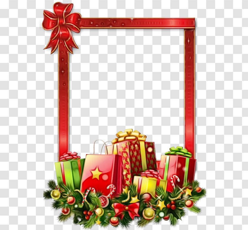 Christmas Picture Frame - Photo - Fir Ornament Transparent PNG