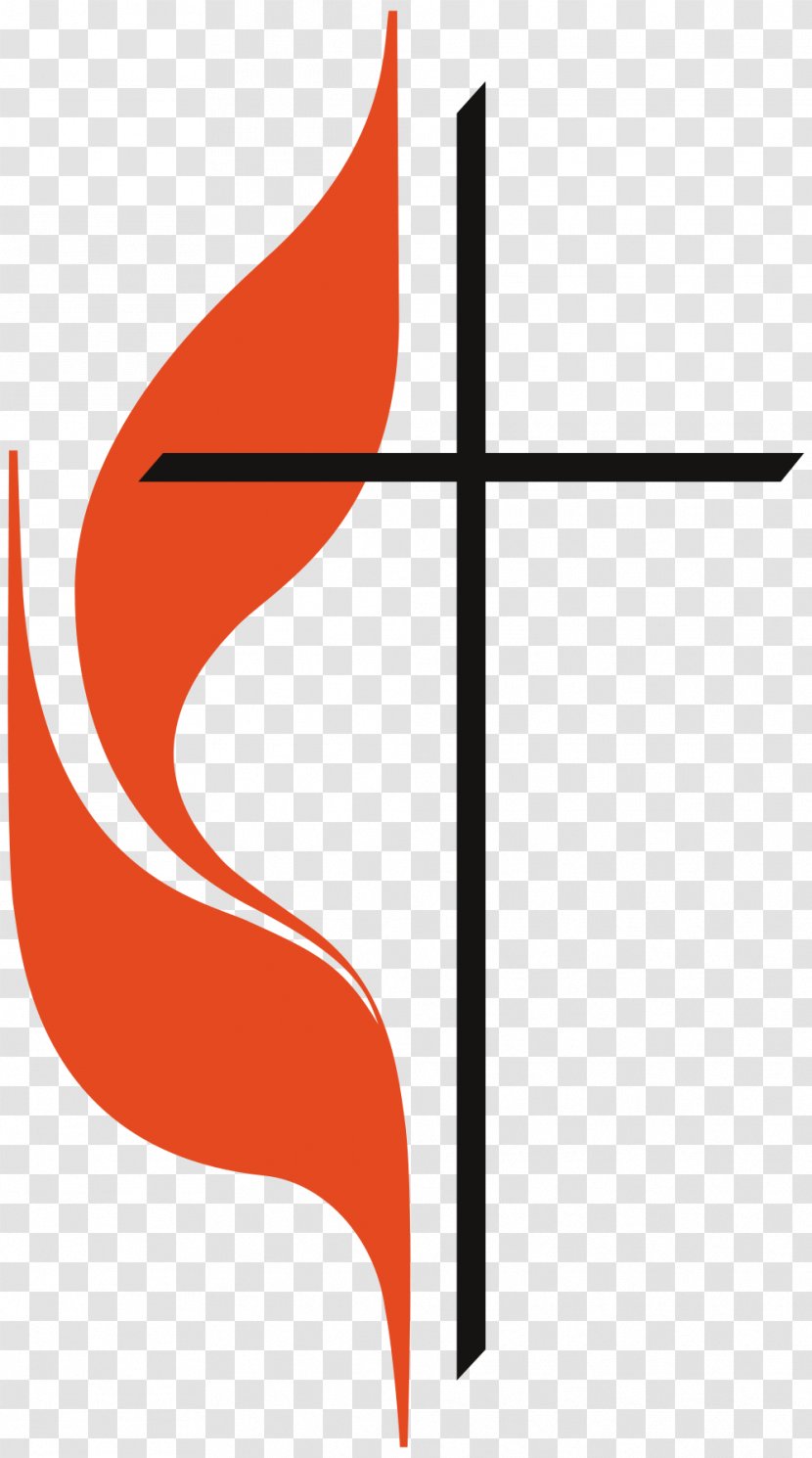 First United Methodist Church Preschool Cross And Flame Orchard Park God - Jesus - Vibrant Transparent PNG