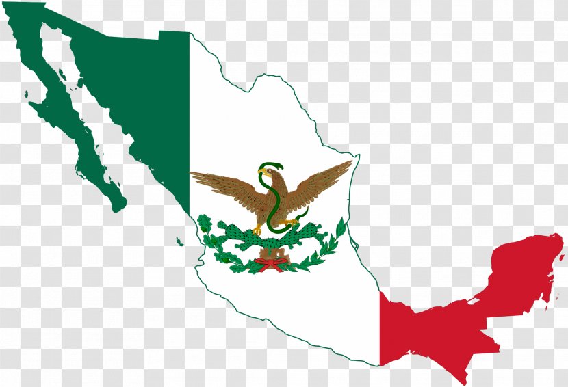 Flag Of Mexico Map Clip Art - Plant Transparent PNG