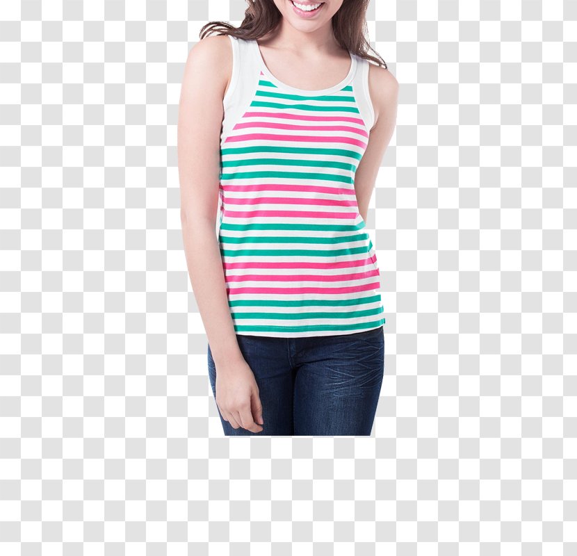 T-shirt Sleeveless Shirt Shoulder Dress - Active Tank Transparent PNG
