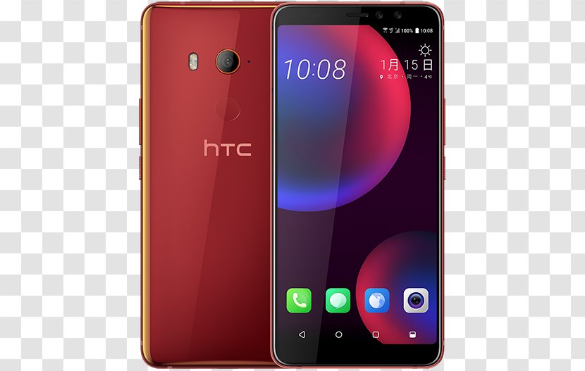 HTC U11+ One S Qualcomm Snapdragon Telephone - Htc - Smartphone Transparent PNG