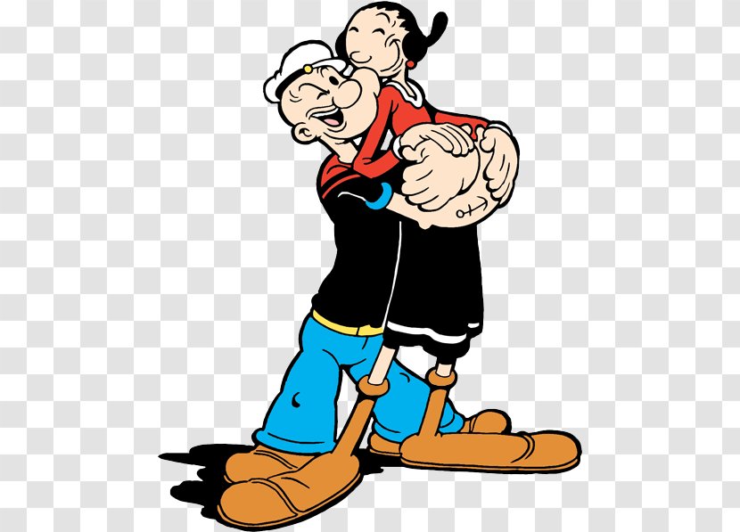 Popeye Cartoon - J Wellington Wimpy - Playing Sports The Sailor Transparent PNG