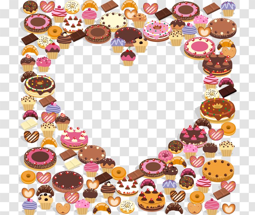 Bakery Fruitcake Euclidean Vector Fruit Preserves - Pattern - Cartoon Heart-shaped Cake Transparent PNG