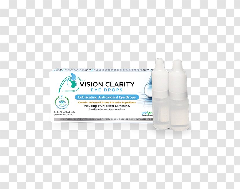 Eye Drops & Lubricants Visual Perception Human Cataract - Liquid Transparent PNG