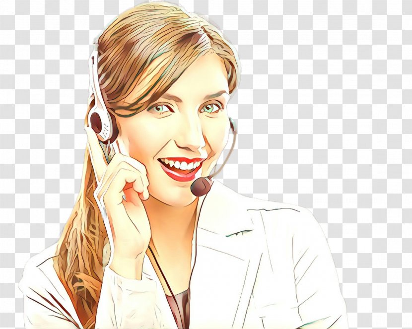Hair Face Lip Nose Chin - Call Centre - Hairstyle Blond Transparent PNG