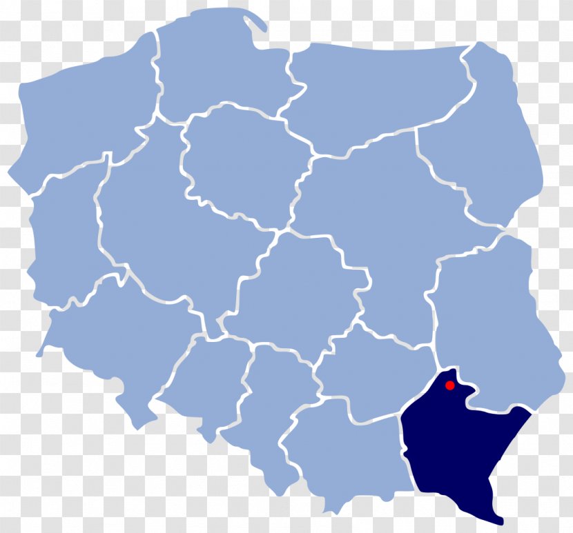 Poland Wikimedia Commons Locator Map - Area Transparent PNG