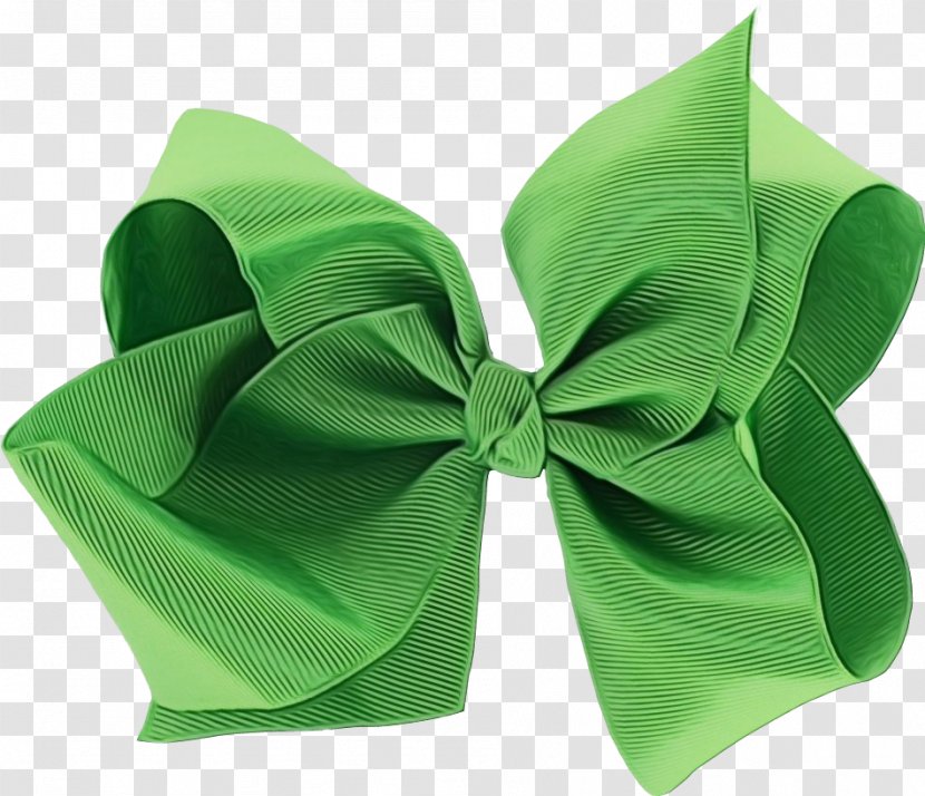 Green Background Ribbon - Hair Accessory - Symbol Transparent PNG