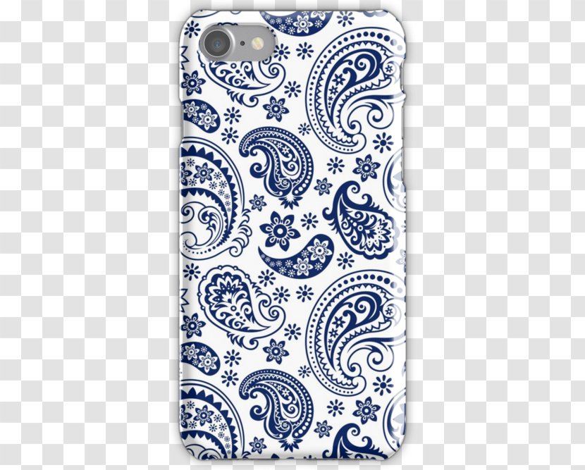Paisley Blue And White Pottery Kerchief Pattern - Motif - Design Transparent PNG