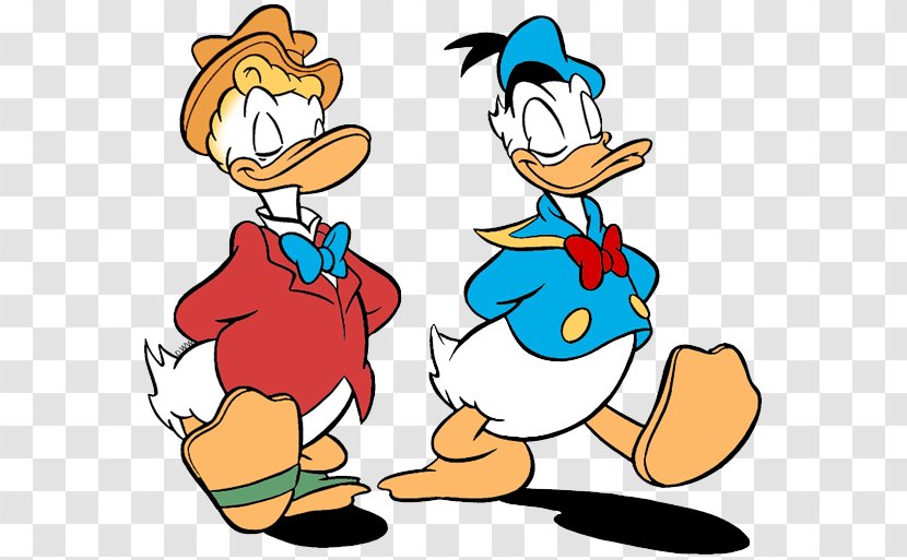 Clip Art Donald Duck Gladstone Gander Mickey Mouse - Heart Transparent PNG