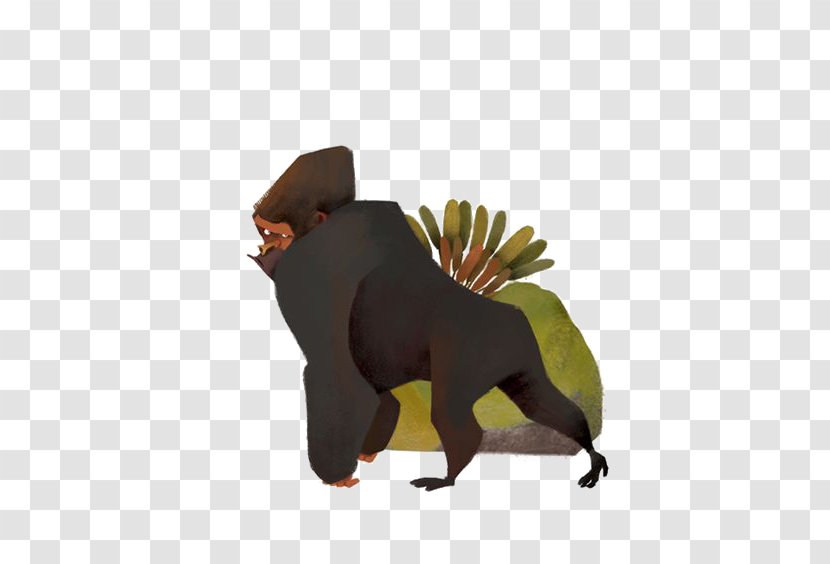 Gorilla Dog Cartoon Comics - Illustrator Transparent PNG