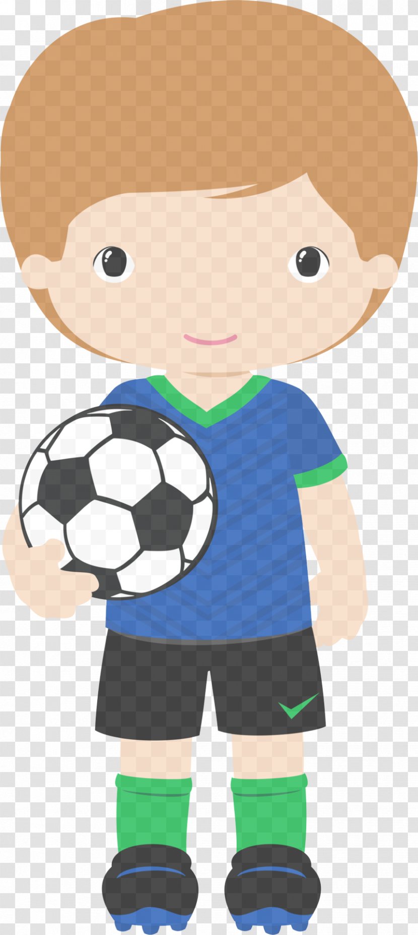 Soccer Ball - Cartoon - Player Kick Transparent PNG