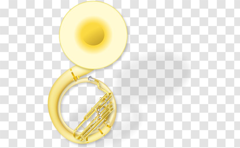 Mellophone Trumpet Sousaphone - Cartoon Transparent PNG