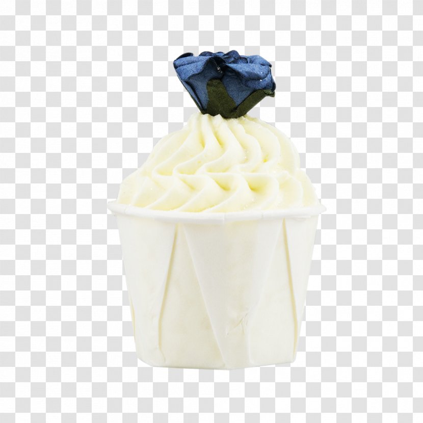 Ice Cream Cones Cupcake Buttercream Vanilla - Cup - Water Drop Skin Care Transparent PNG