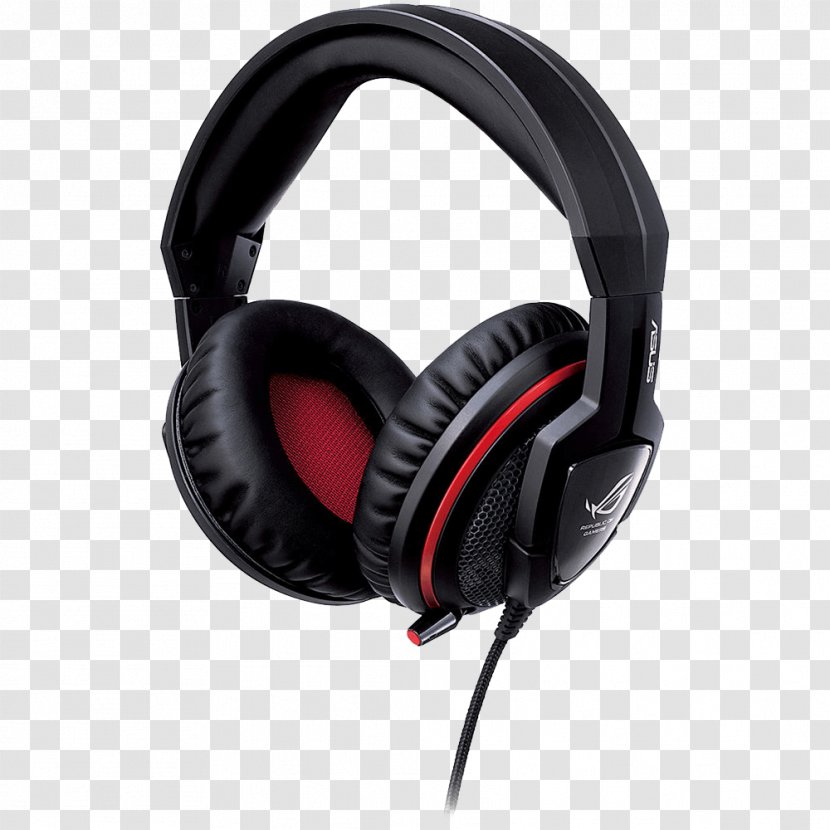 Headset Headphones Video Games Microphone Republic Of Gamers - Audio Transparent PNG