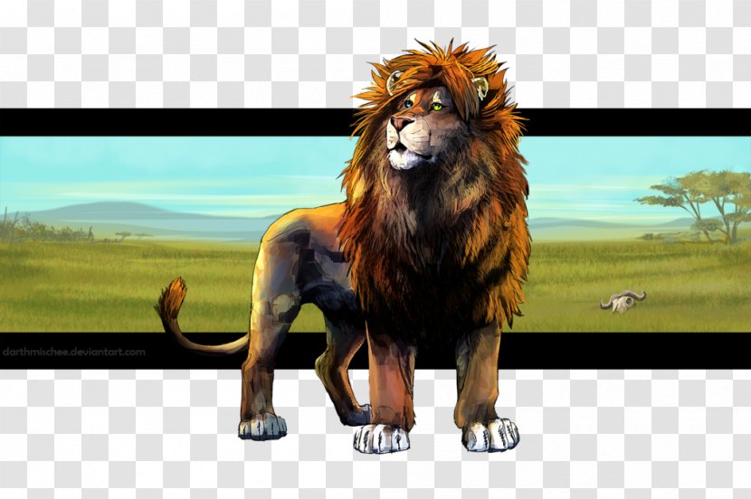 Lion DeviantArt Digital Art - Cat Like Mammal Transparent PNG