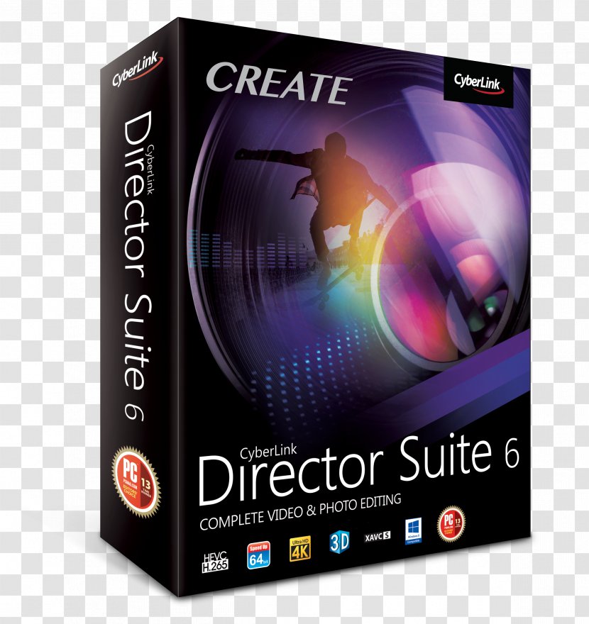 CyberLink PowerDirector Ultra Video Editing Software - Final Cut Pro X - Powerdvd Transparent PNG