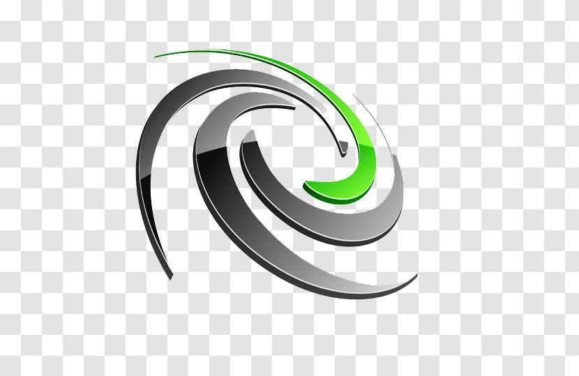 Workflow System Business Logo - Green - Swirl Transparent PNG
