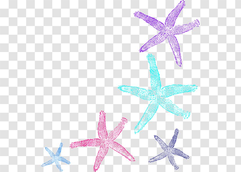 Starfish Royalty-free Clip Art - Blue Transparent PNG