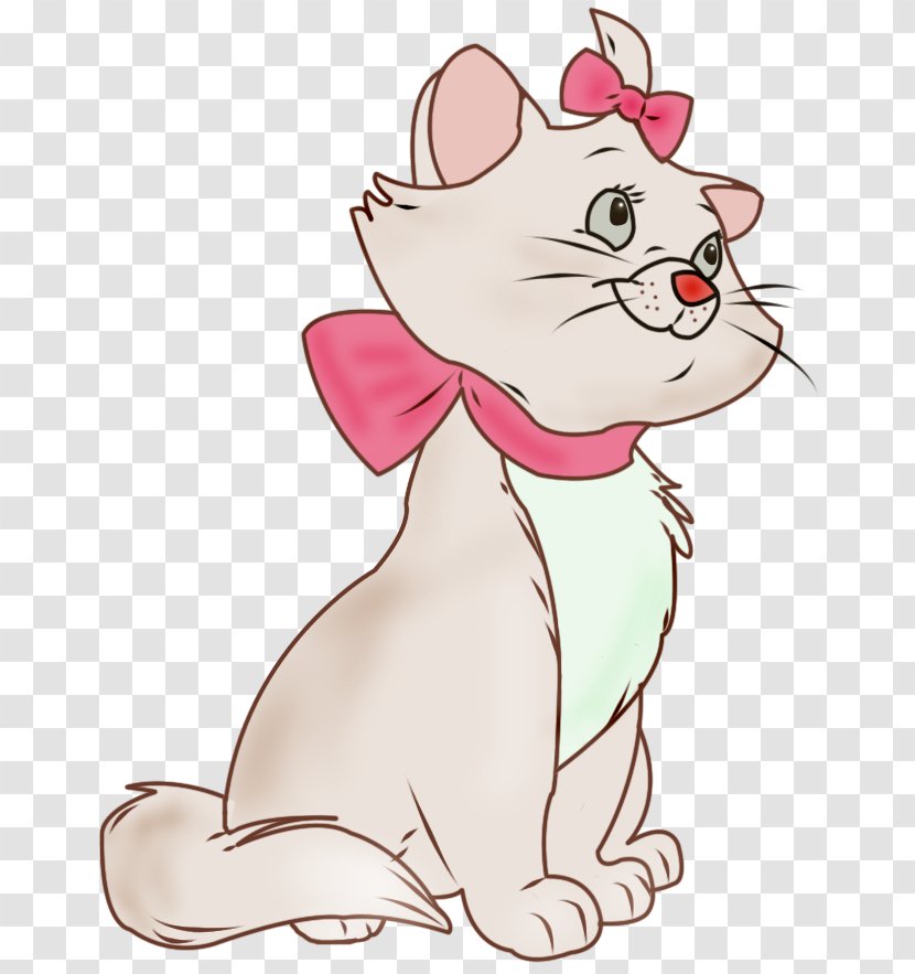 Cat Kitten Drawing Clip Art - Flower Transparent PNG