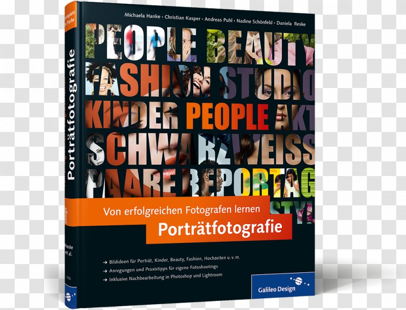 Von Erfolgreichen Fotografen Lernen: Porträtfotografie: - Photographer - Buch Mit E-Book Portrait Photography Text Display AdvertisingBook Transparent PNG