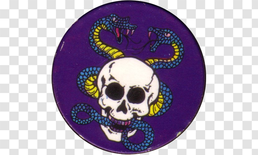 Snakes Skull Purple Blue - Snake Skeleton Transparent PNG