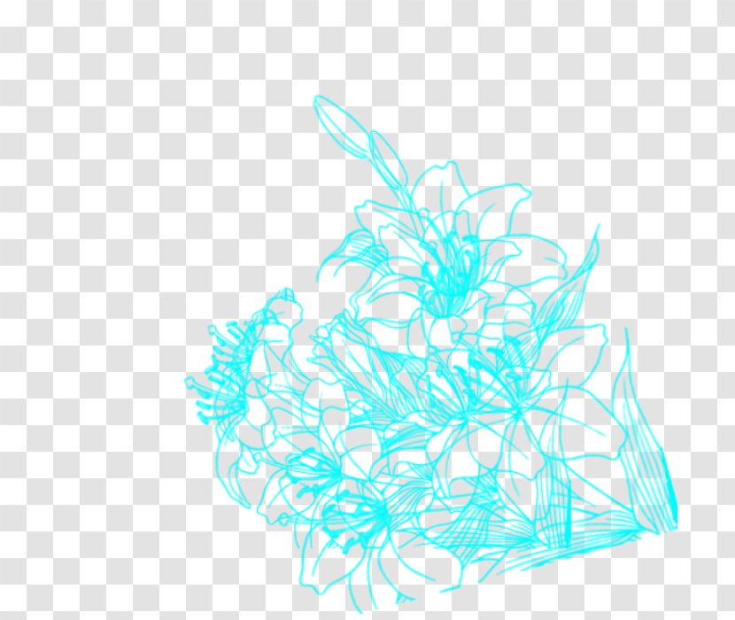 Digital Art Drawing - Flores Transparent PNG