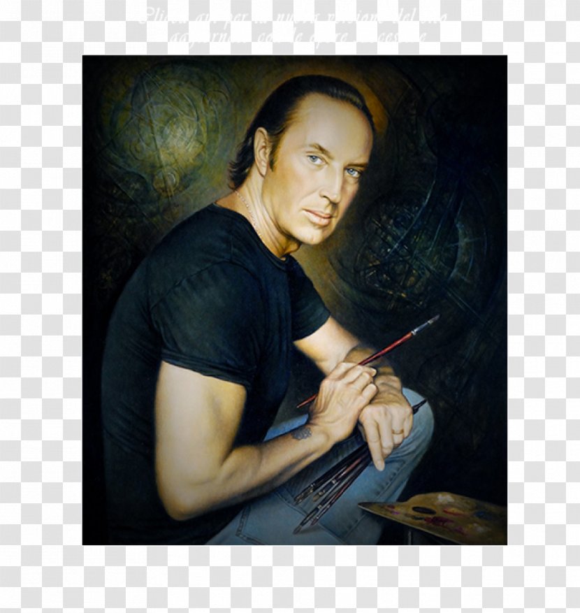Portrait Painting Sacred Self-portrait Angel - Wikipedia - Giovanni Battista Amici Transparent PNG