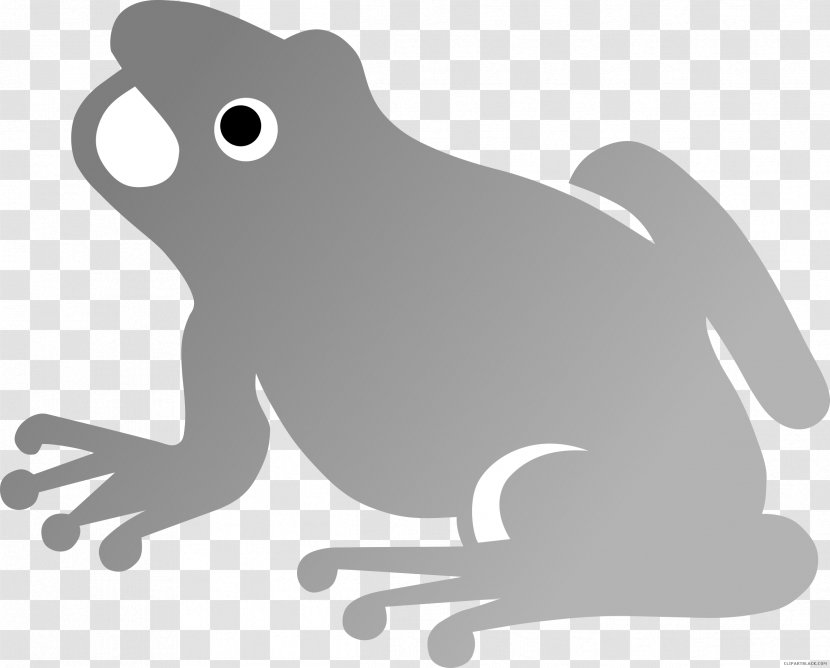 Frog Silhouette Clip Art - Rabits And Hares - FROG Transparent PNG