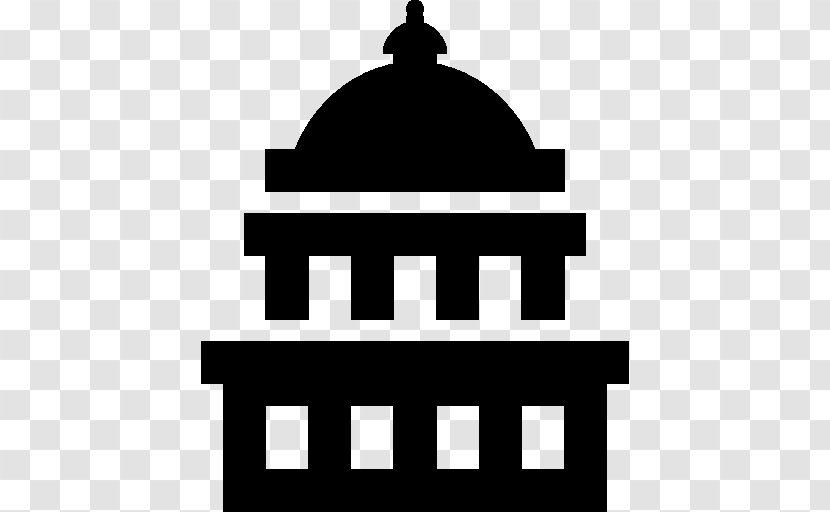 United States Capitol Dome Congress Clip Art - Black - Old-building Transparent PNG