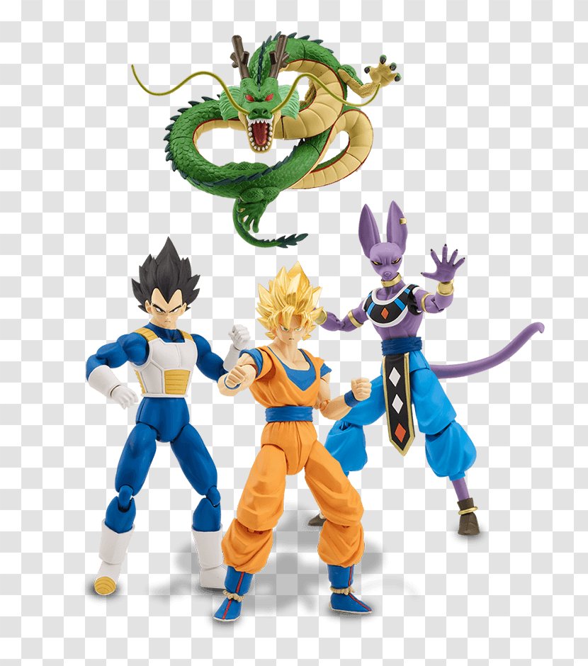 Vegeta Goku Shenron Majin Buu Dragon Ball - Bandai Transparent PNG