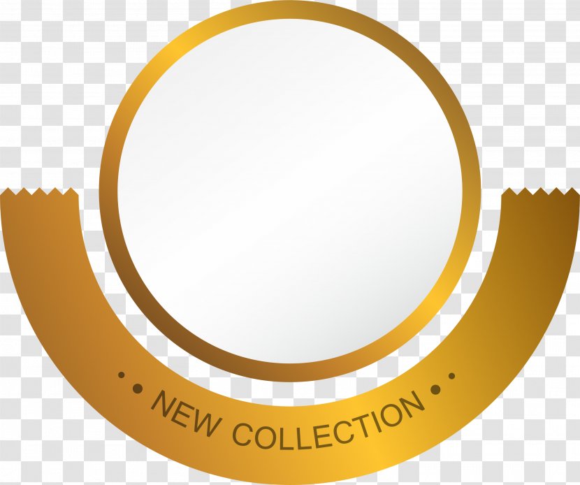 Circle Gold Disk - Logo - Golden Label Transparent PNG