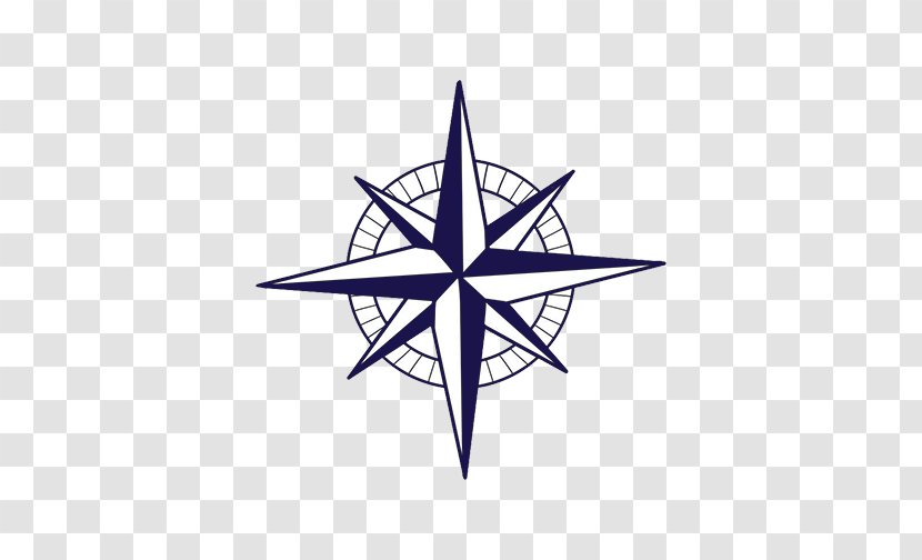 Compass Rose Drawing Cardinal Direction Clip Art Transparent PNG