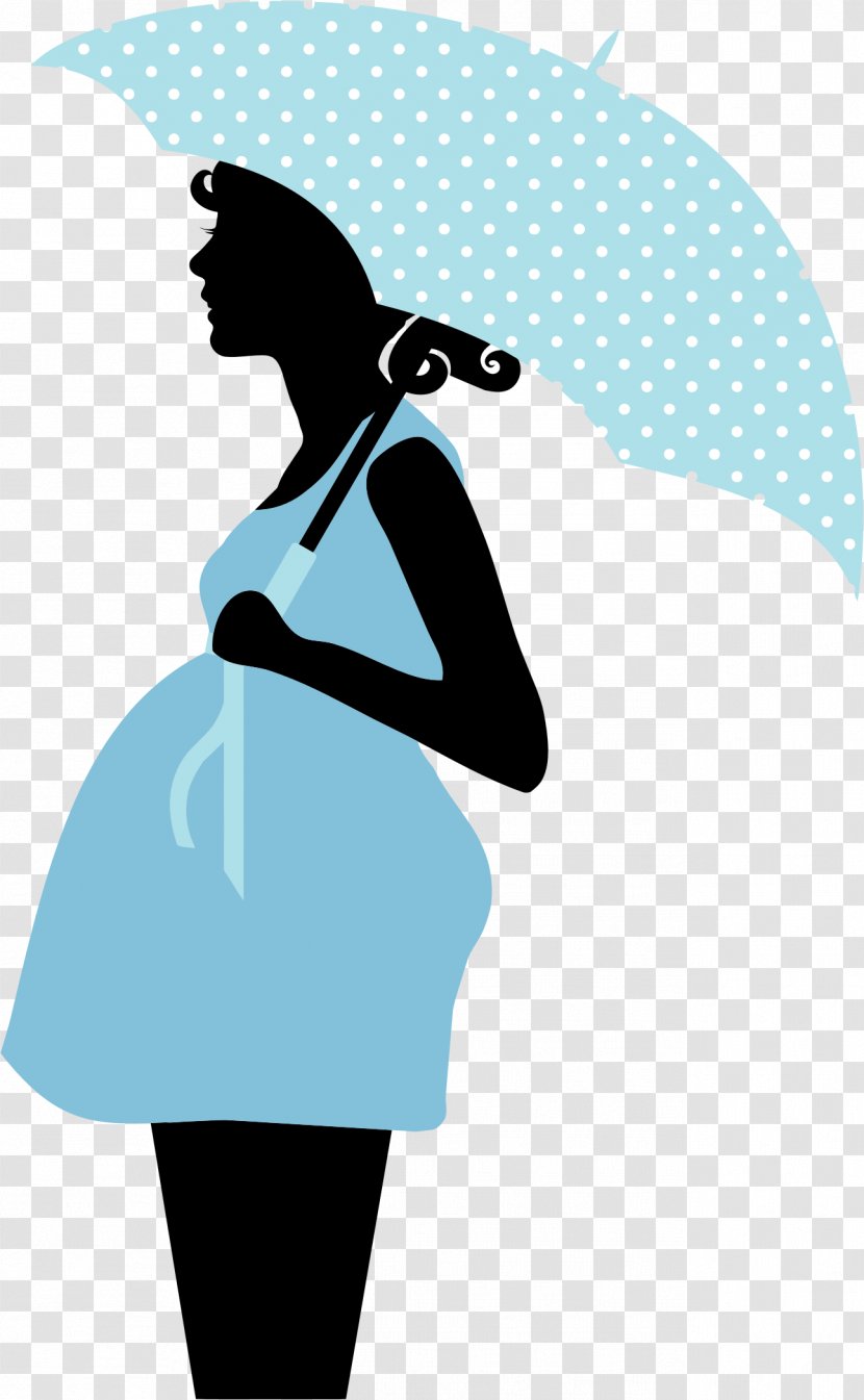 Pregnancy Woman Clip Art - Flower Transparent PNG