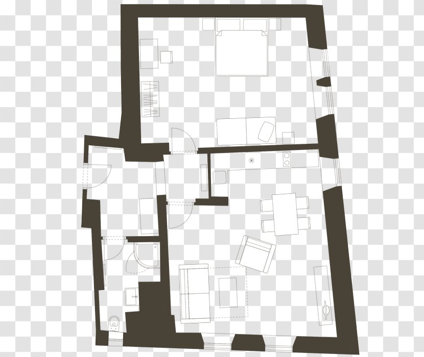 Architecture Floor Plan House - Wc Transparent PNG
