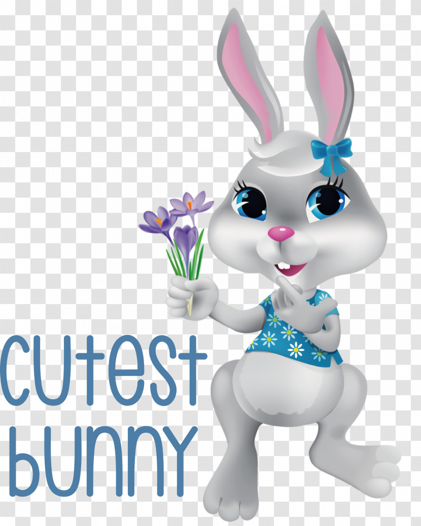 Cutest Bunny Bunny Easter Day Transparent PNG