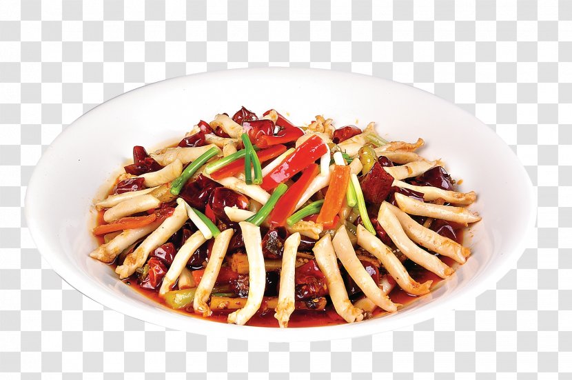 Vegetarian Cuisine Chinese Asparagus Mala Sauce - Food - Spicy Sea Transparent PNG