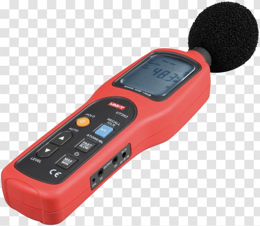 Measuring Instrument Sound Meters Decibel Ambient Noise Level - Tool Transparent PNG