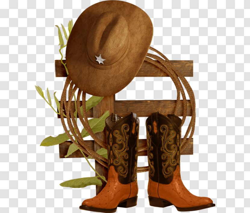 Hat 'n' Boots Cowboy Boot - Stock Photography Transparent PNG