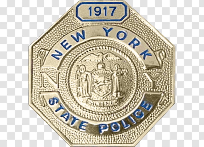 New York City State Police Trooper - Badge Transparent PNG