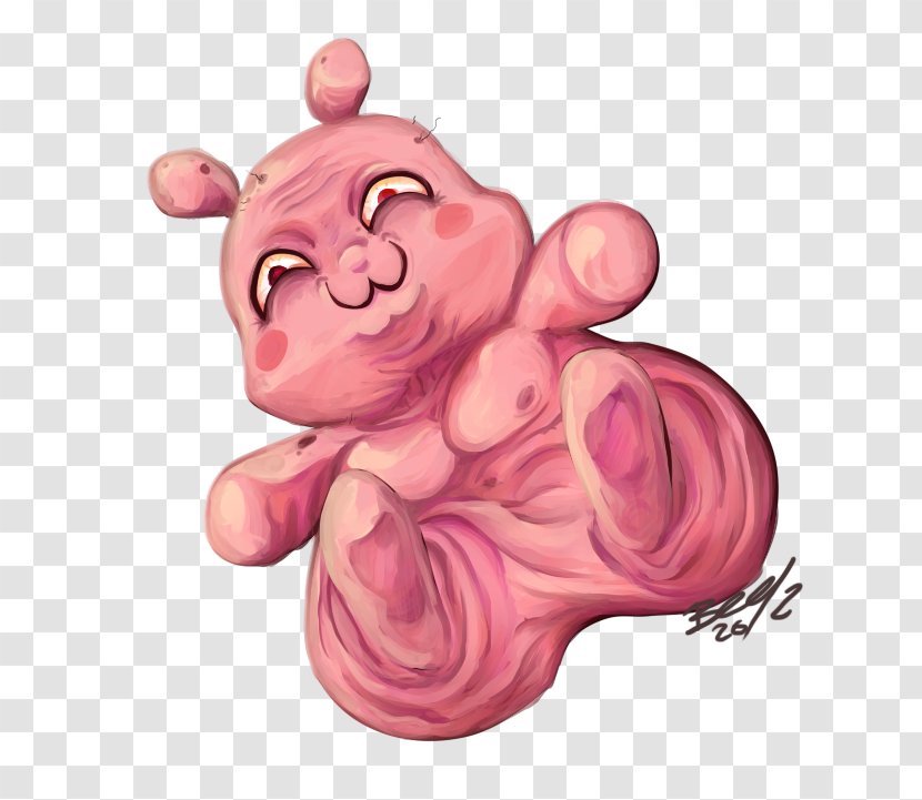Pig Pink M Muscle Snout - Watercolor - Gummy Bear Transparent PNG