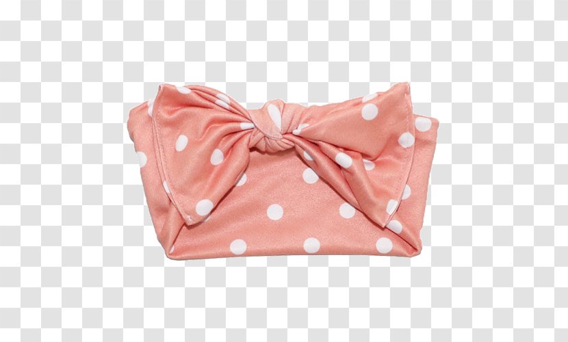 Headband Children's Clothing Handbag Barrette - Peach - Pink Cloth Transparent PNG