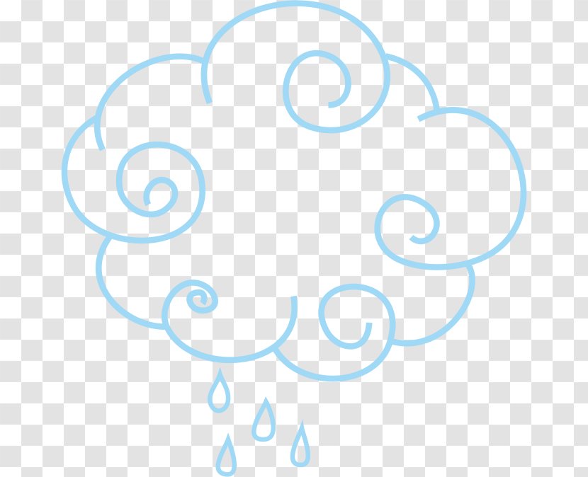 Cloud Drawing Rain - Clouds Transparent PNG