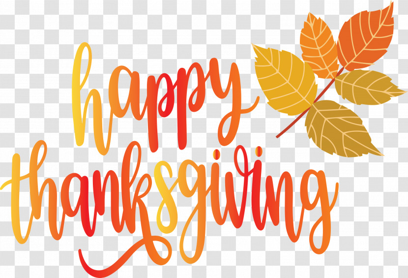 Happy Thanksgiving Autumn Fall Transparent PNG