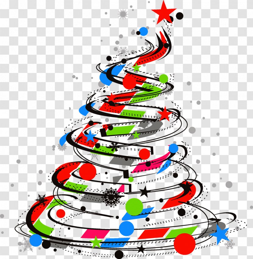Santa Claus Christmas Tree Card - Decoration Transparent PNG