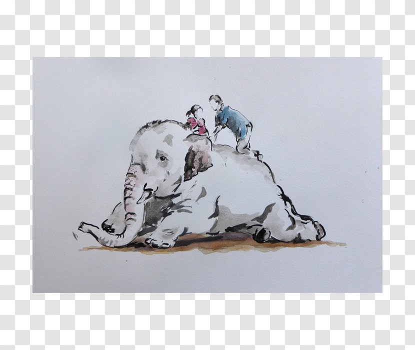 Dalmatian Dog Non-sporting Group Drawing Art /m/02csf - Nonsporting - Watercolour Elephant Transparent PNG