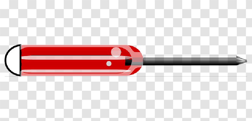 Screwdriver Tool Image Vector Graphics - Red Transparent PNG